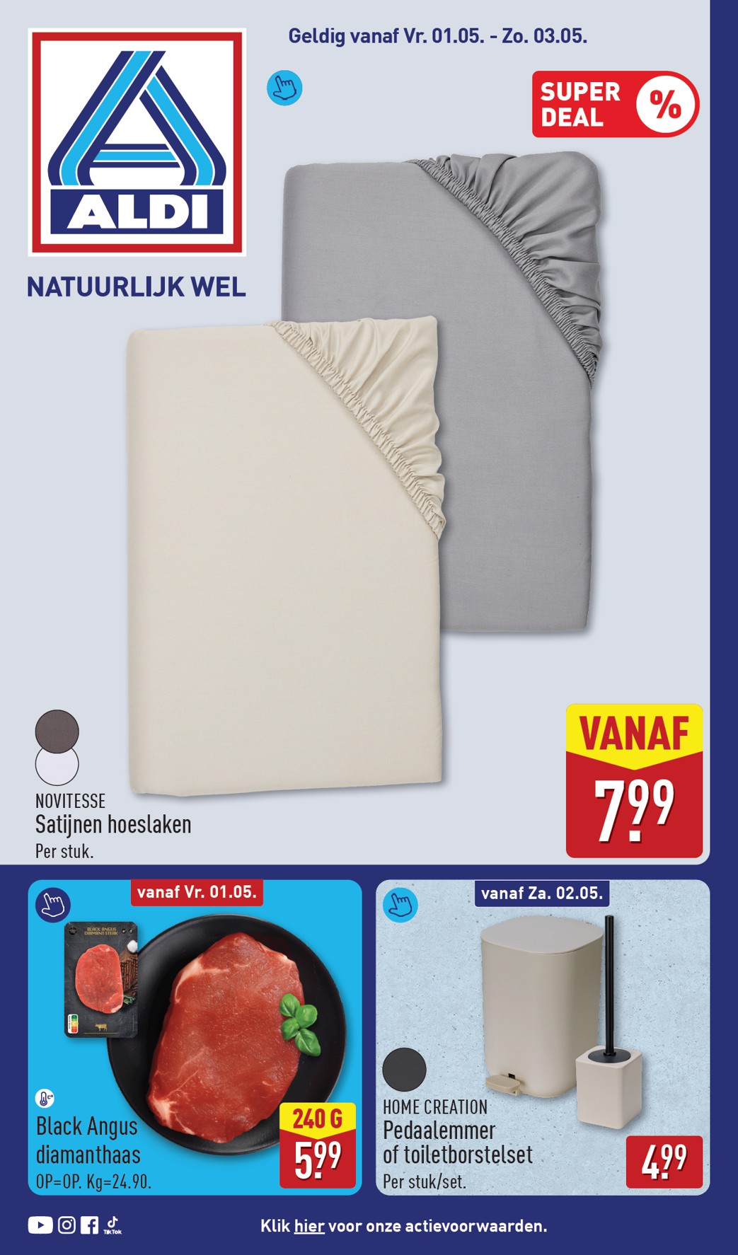 Huidige ALDI - Weekendfolder folder geldig van vrijdag 01-05-2026 tot zondag 03-05-2026
