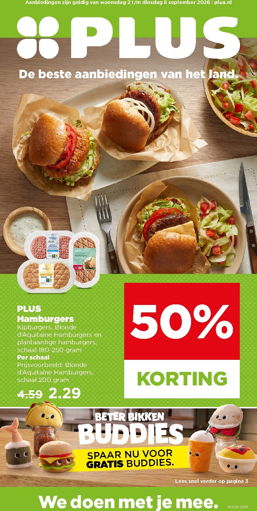 PLUS folder voor volgende week van woensdag 02-09-2026 tot dinsdag 08-09-2026