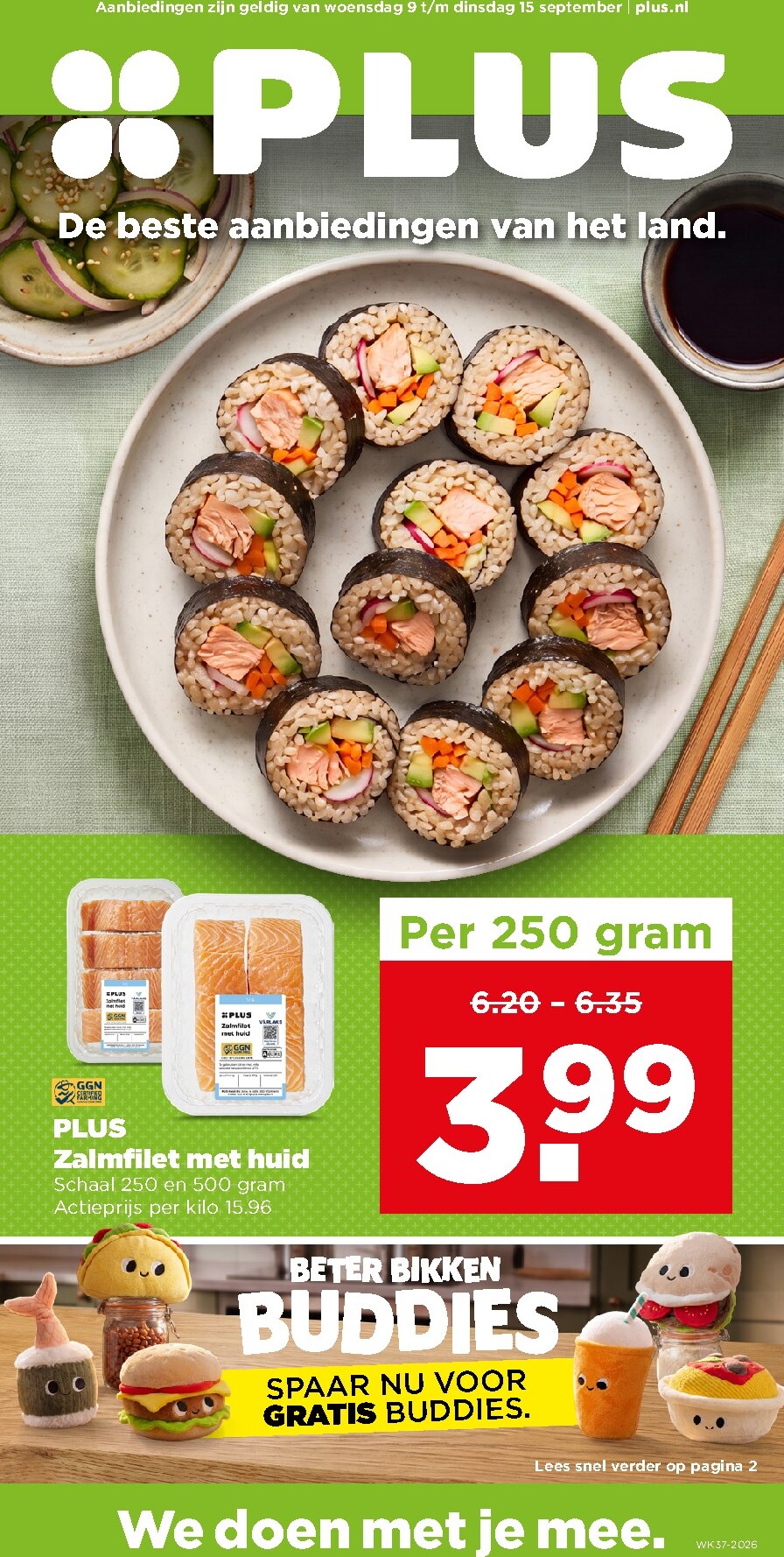 PLUS folder voor volgende week van woensdag 09-09-2026 tot dinsdag 15-09-2026