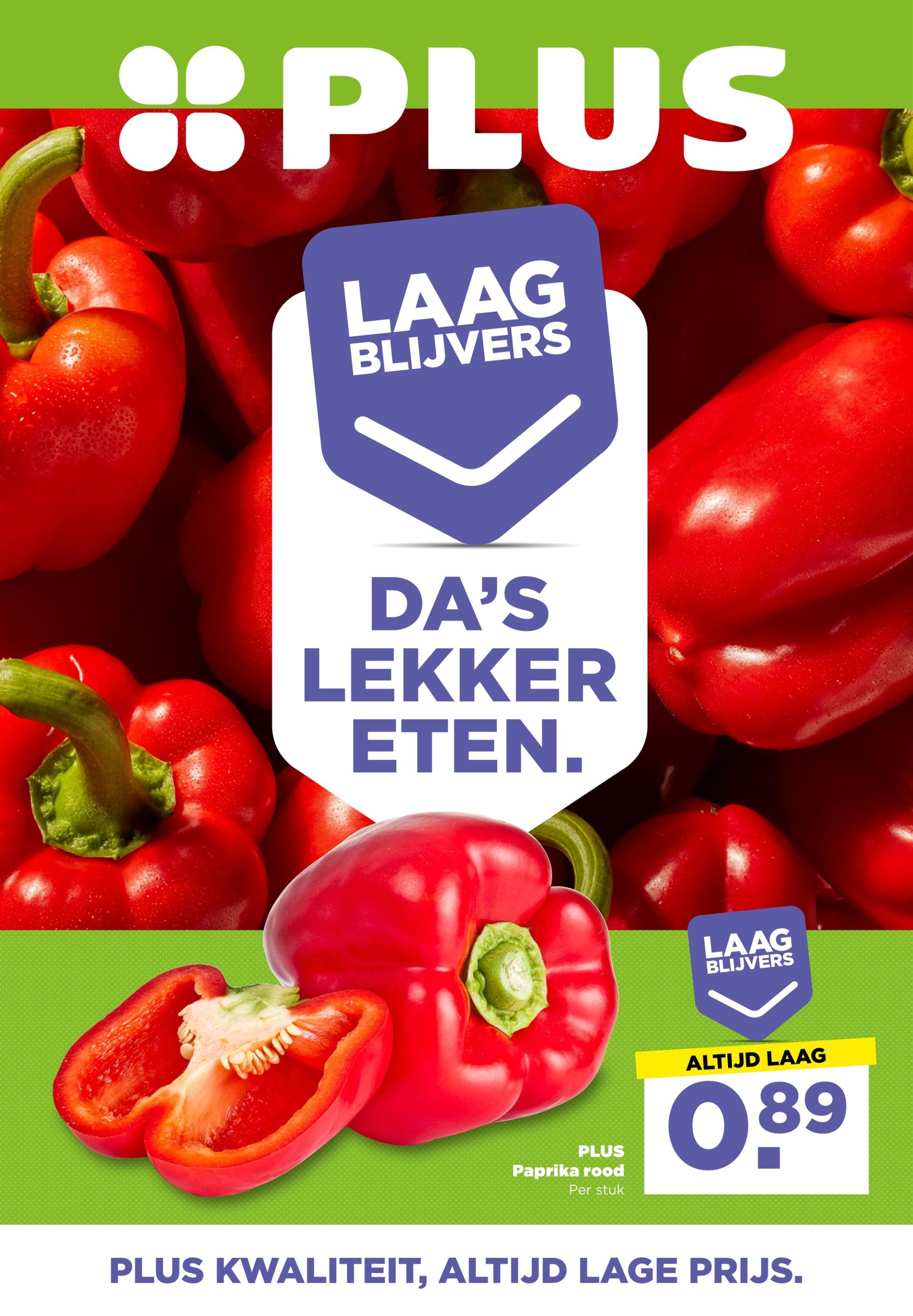 PLUS - Laagblijvers folder folder voor volgende week van woensdag 23-09-2026 tot dinsdag 29-09-2026