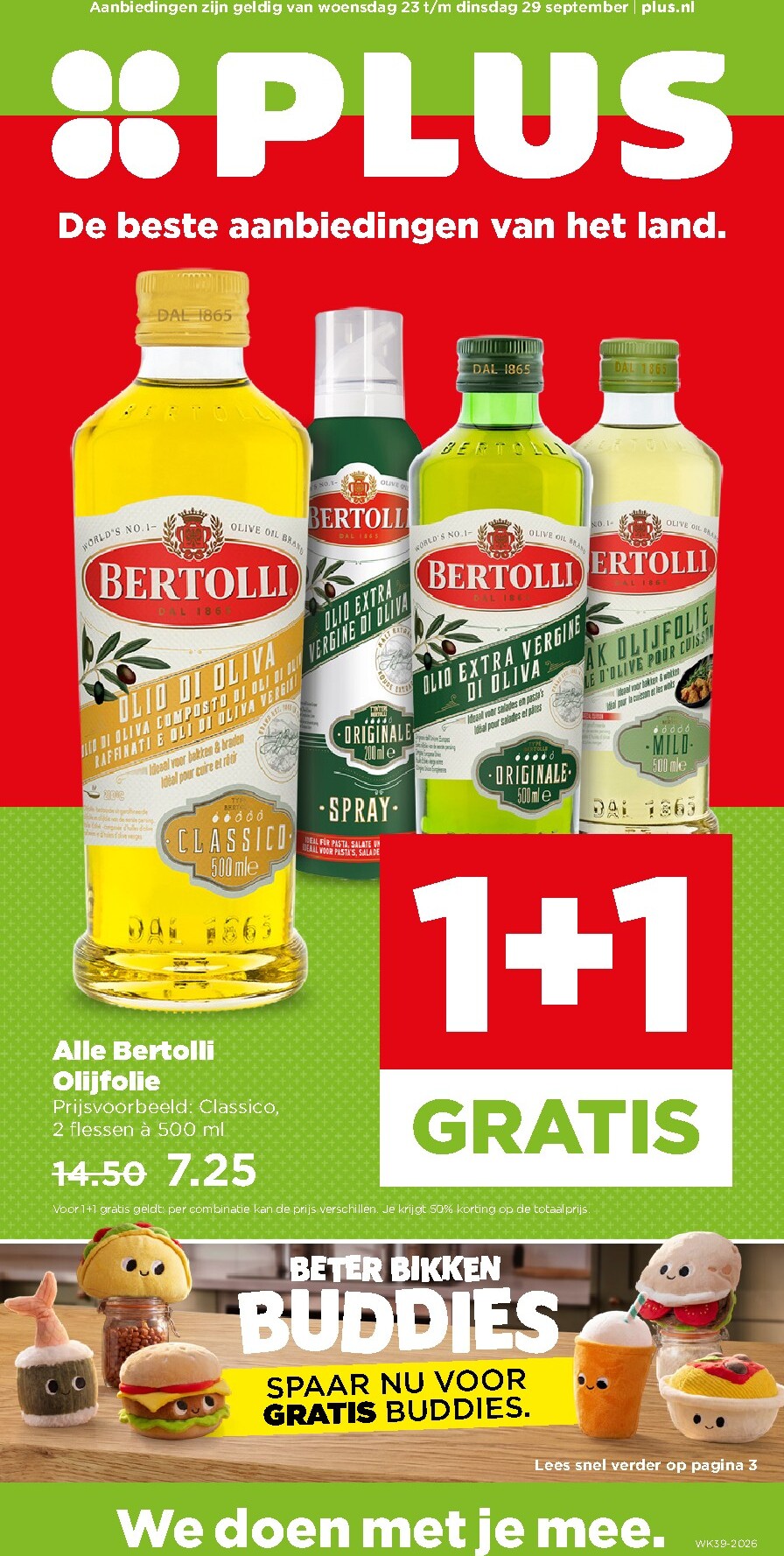 PLUS folder voor volgende week van woensdag 23-09-2026 tot dinsdag 29-09-2026