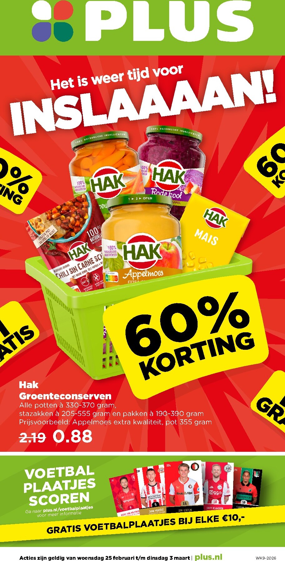 De PLUS folder geldig vanaf 25-02-2026 t/m 03-03-2026