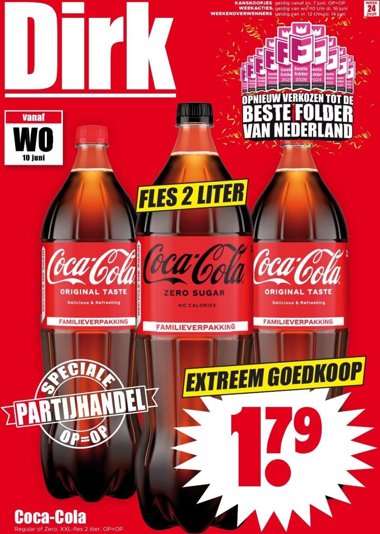 Dirk folder voor volgende week van woensdag 10-06-2026 tot dinsdag 16-06-2026