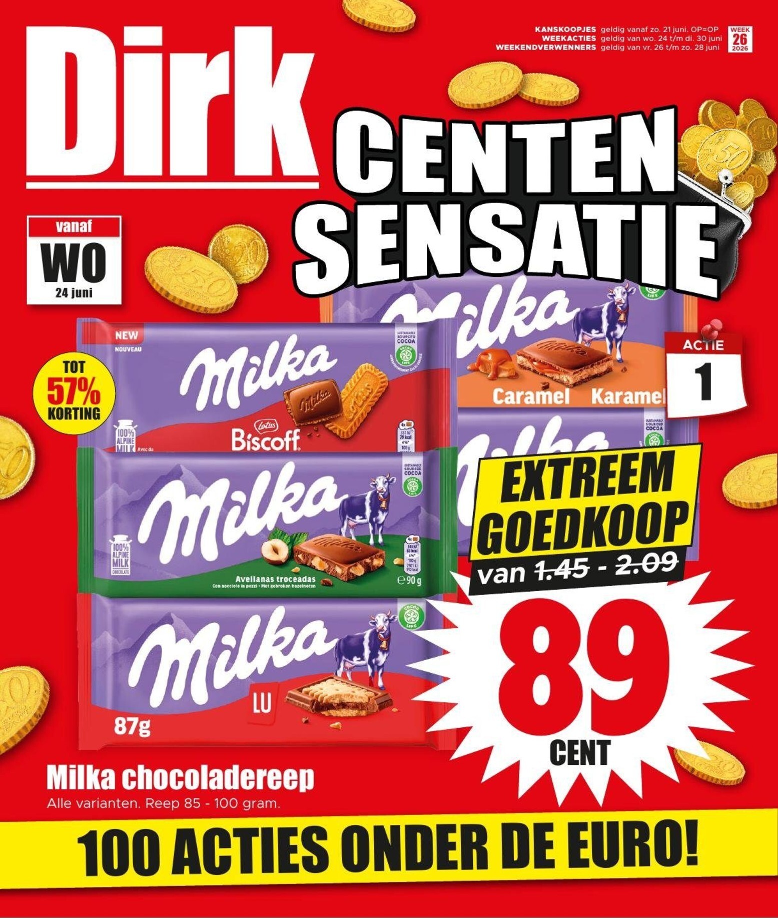 Dirk folder voor volgende week van woensdag 24-06-2026 tot dinsdag 30-06-2026
