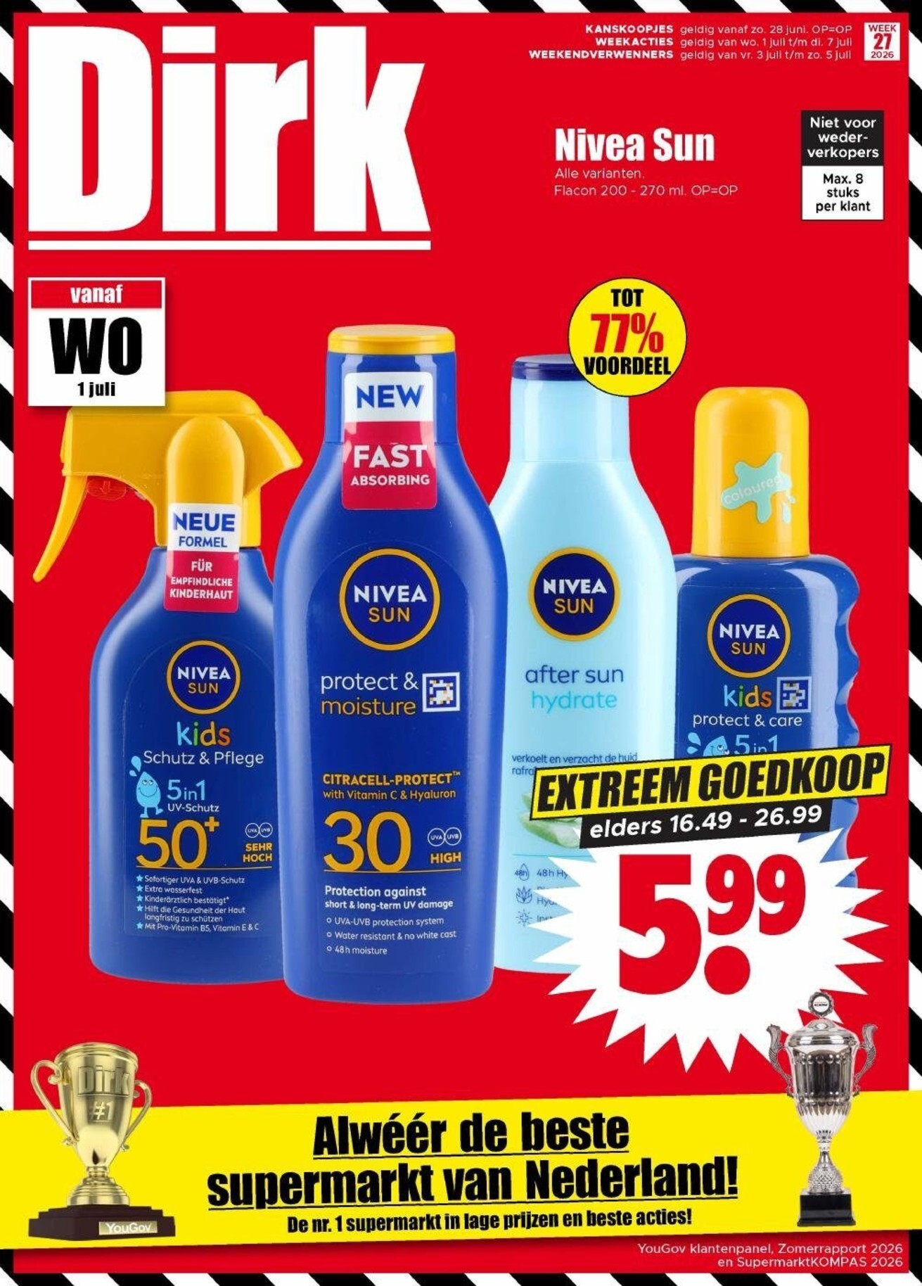 Dirk folder voor volgende week van woensdag 01-07-2026 tot dinsdag 07-07-2026