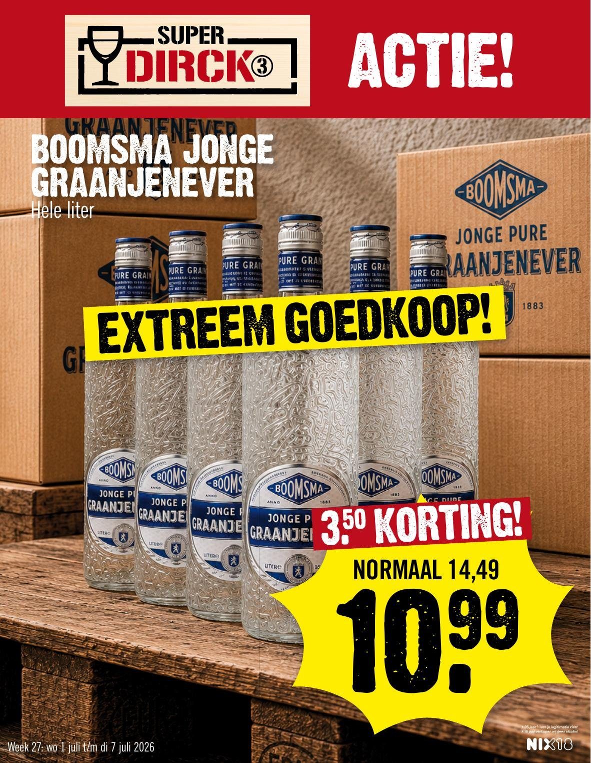 Huidige Dirk - Alcoholassortiment folder geldig van woensdag 01-07-2026 tot dinsdag 07-07-2026
