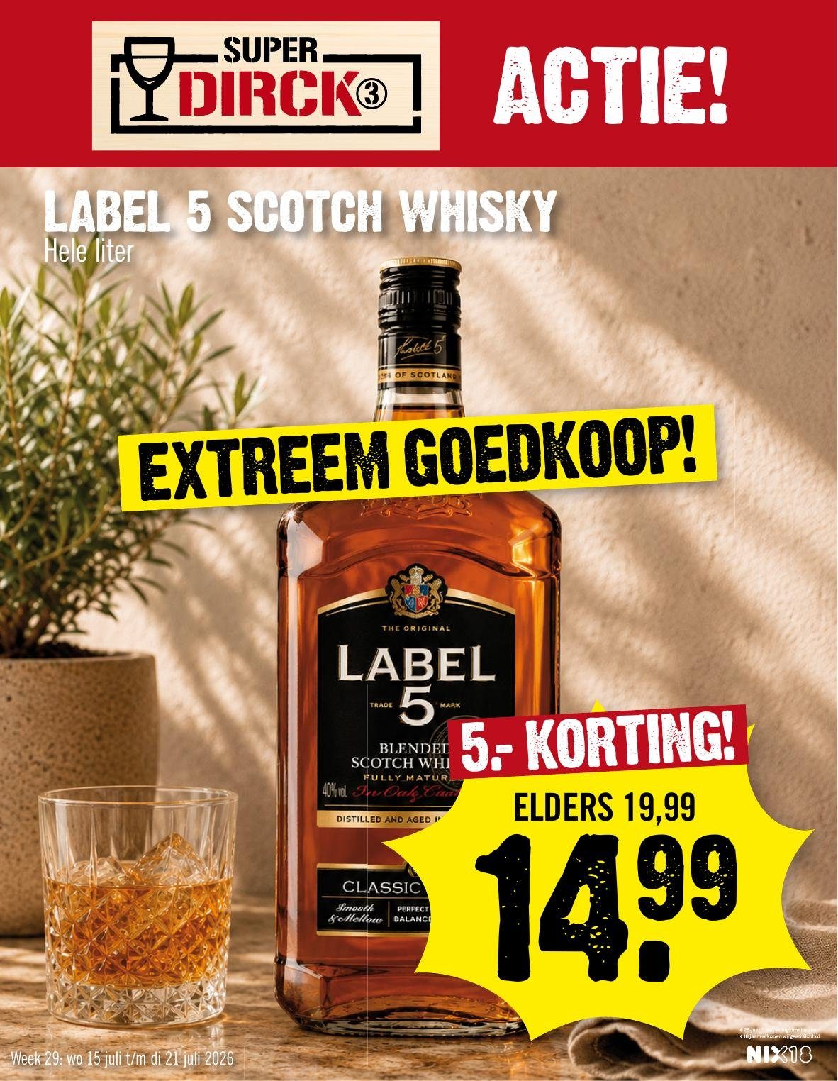 Huidige Super Dirck folder geldig van woensdag 15-07-2026 tot dinsdag 21-07-2026