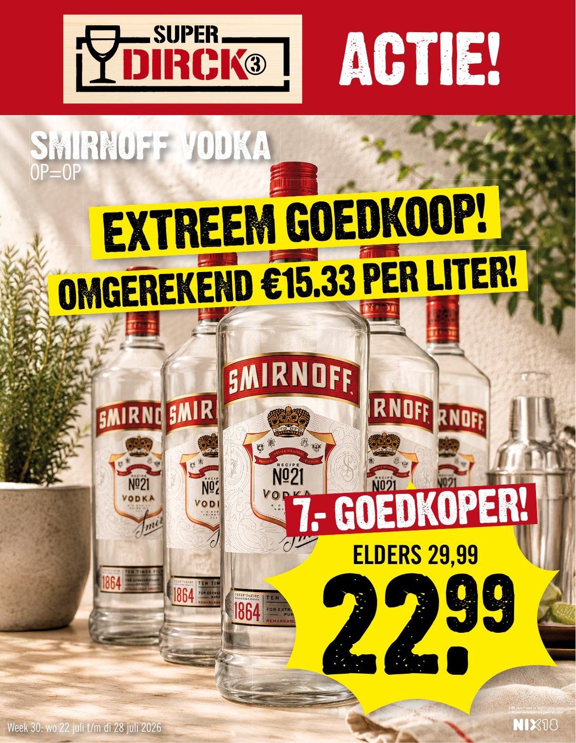 Huidige Super Dirck folder geldig van woensdag 22-07-2026 tot dinsdag 28-07-2026