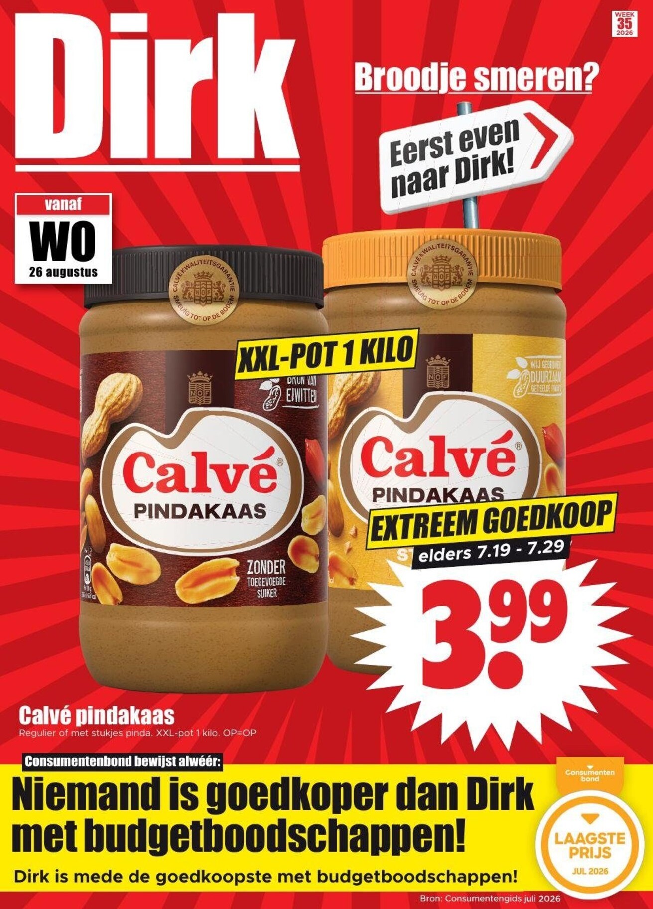Dirk folder voor volgende week van woensdag 26-08-2026 tot dinsdag 01-09-2026