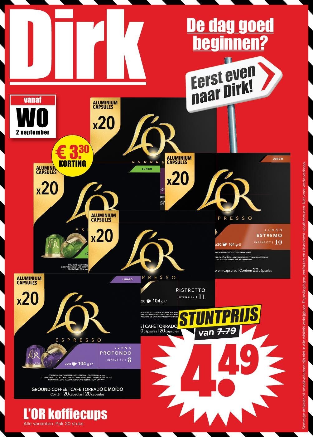 Dirk folder voor volgende week van woensdag 02-09-2026 tot dinsdag 08-09-2026