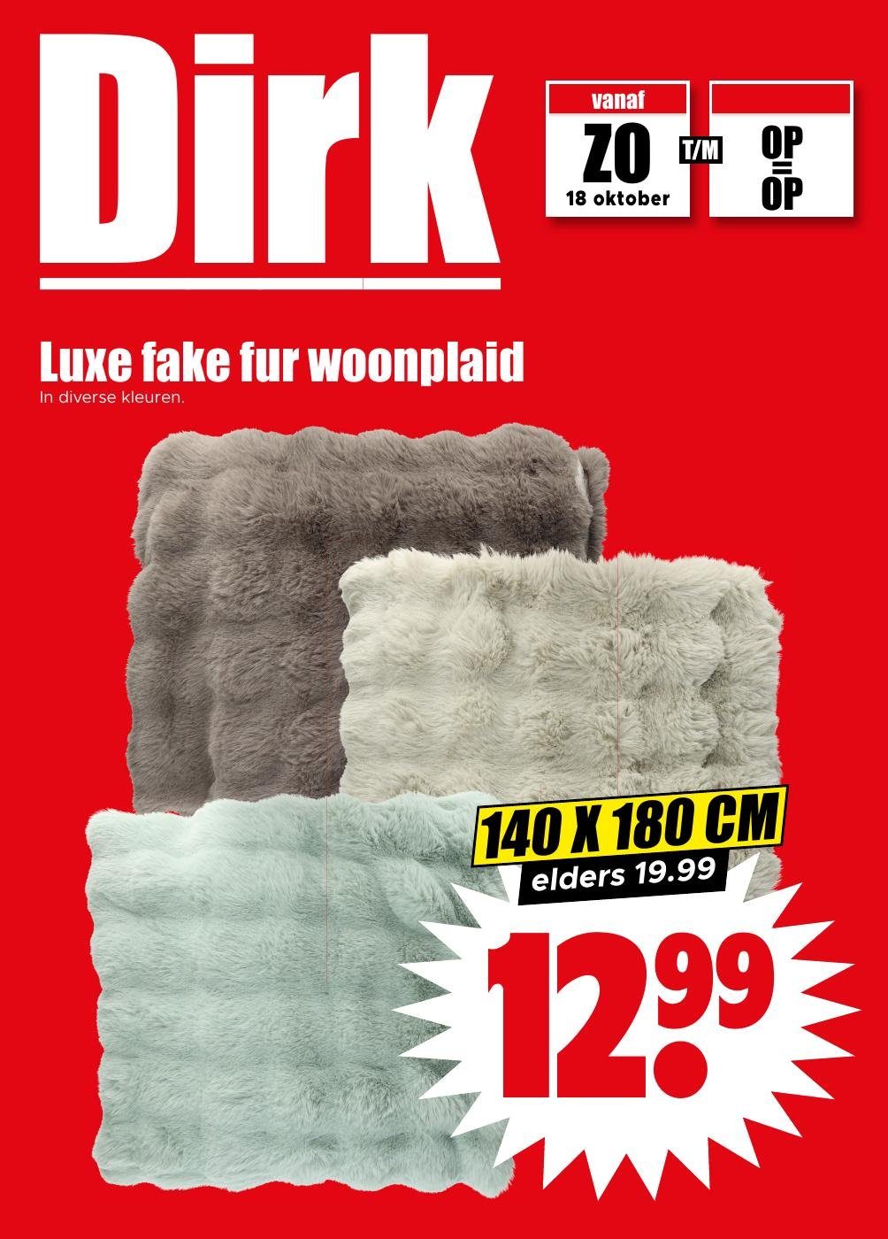 Huidige Dirk - Nonfood folder geldig van zondag 18-10-2026 tot zaterdag 24-10-2026