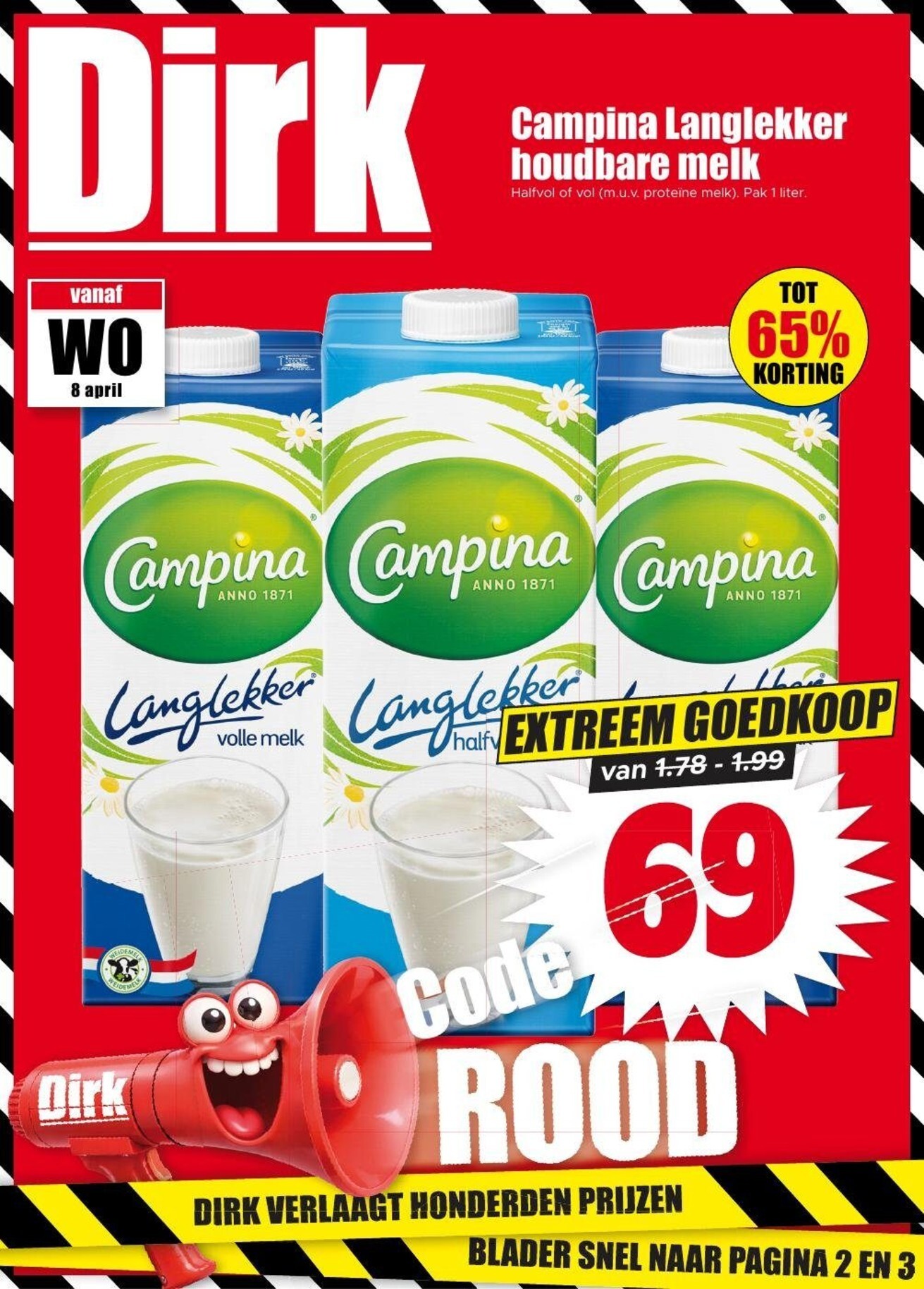 De Dirk folder geldig vanaf 08-04-2026 t/m 14-04-2026