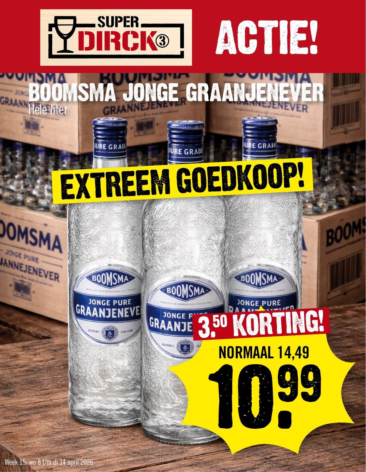 Huidige Super Dirck folder geldig van woensdag 08-04-2026 tot dinsdag 14-04-2026