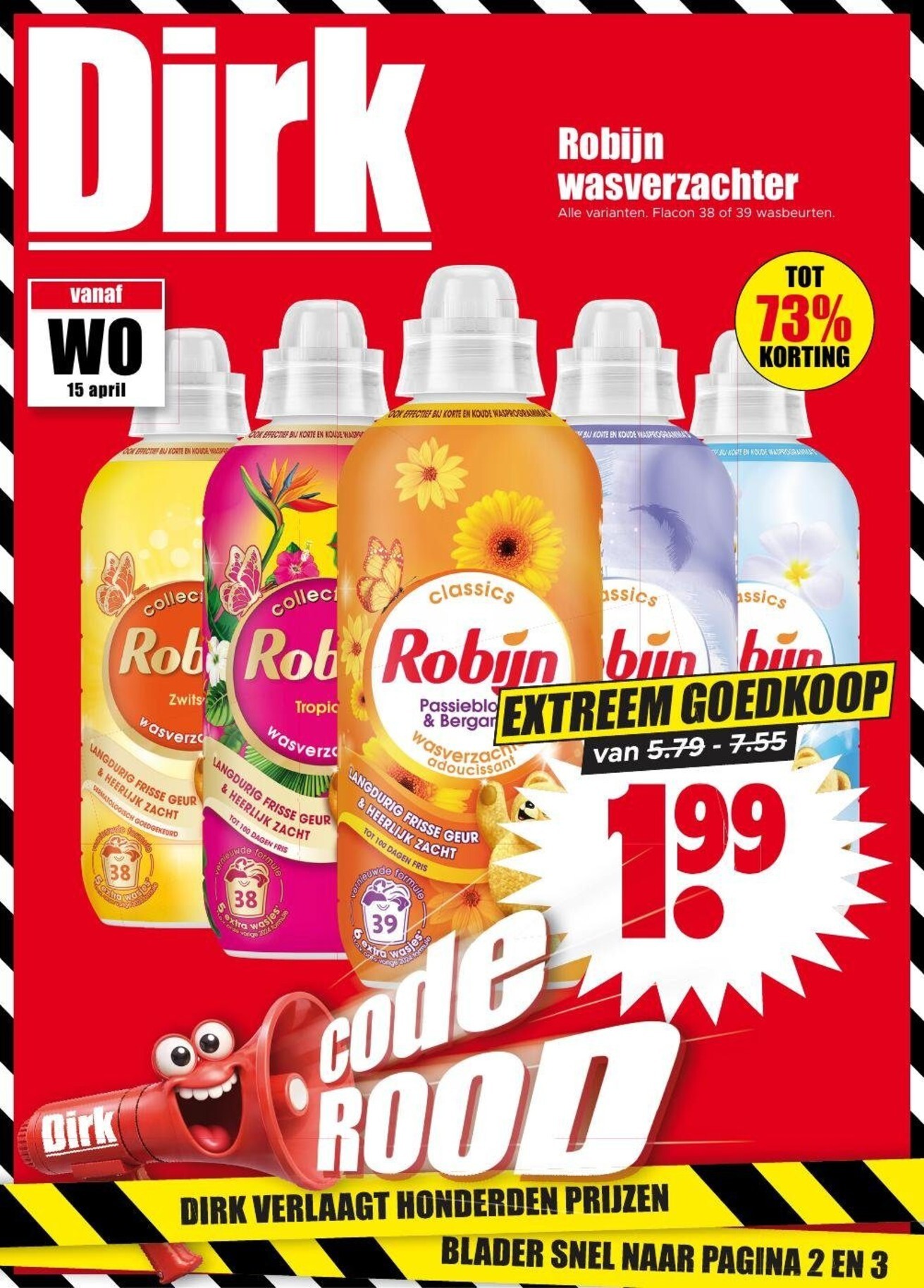 Dirk folder voor volgende week van woensdag 15-04-2026 tot dinsdag 21-04-2026