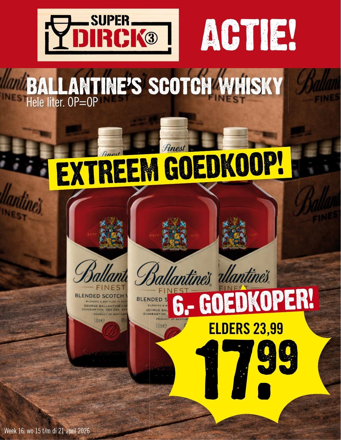 Huidige Super Dirck folder geldig van woensdag 15-04-2026 tot dinsdag 21-04-2026