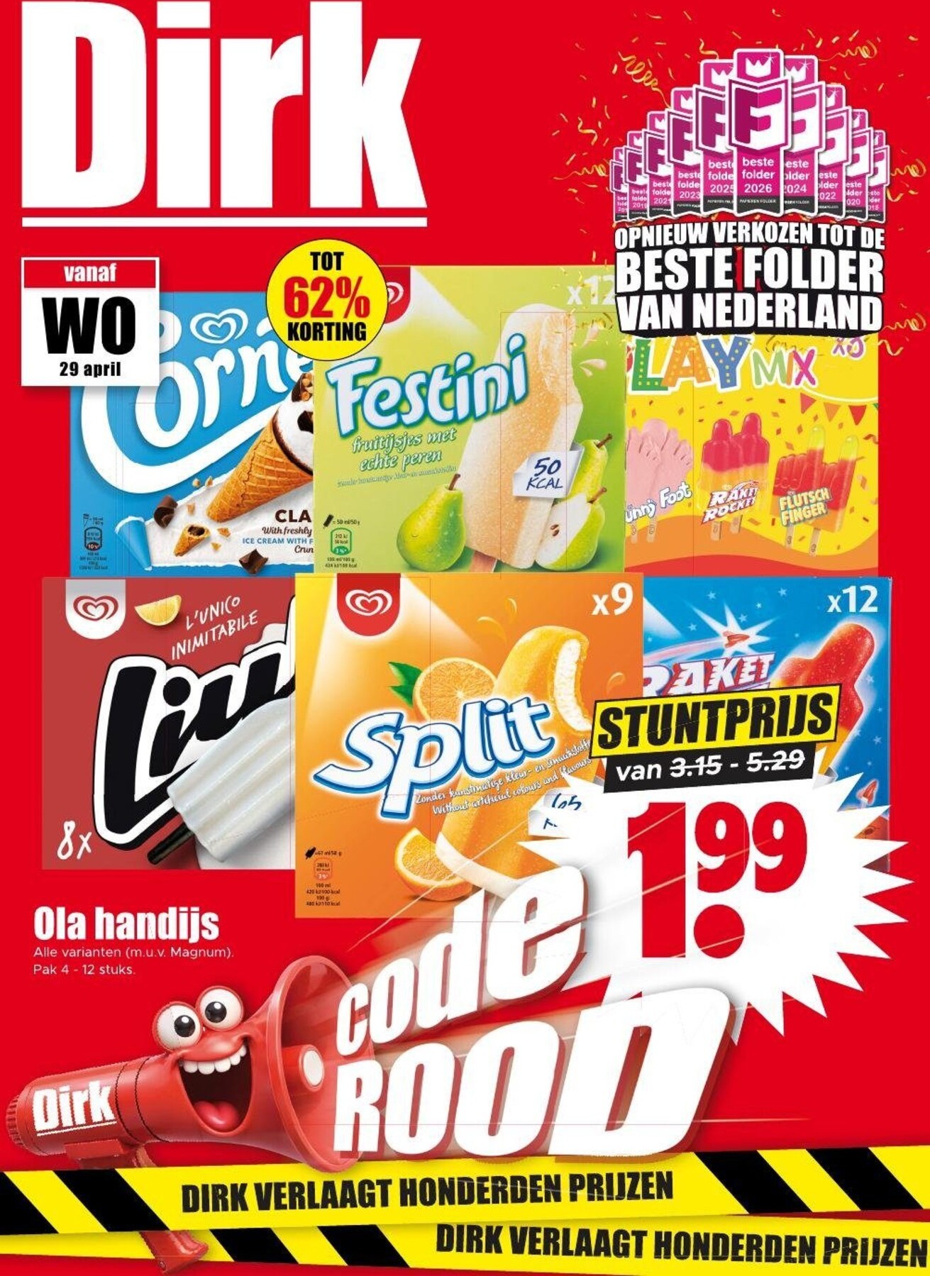 Dirk folder voor volgende week van woensdag 29-04-2026 tot dinsdag 05-05-2026