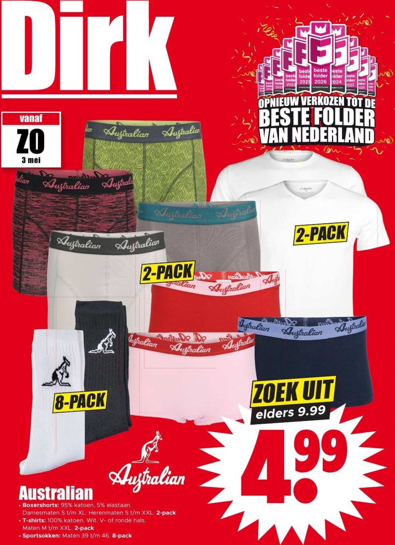 Dirk folder voor volgende week van woensdag 06-05-2026 tot dinsdag 12-05-2026
