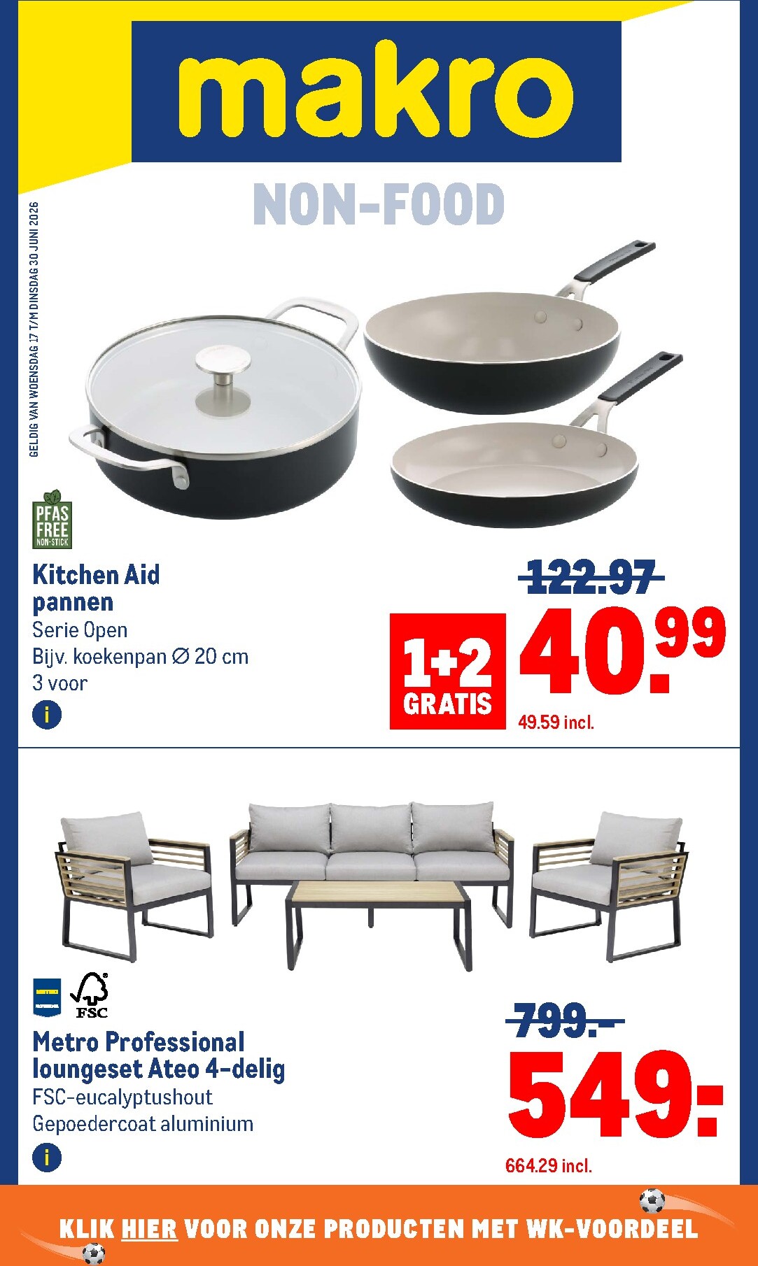 Toekomstige Makro - Non-Food folder geldig van woensdag 17-06-2026 tot dinsdag 30-06-2026