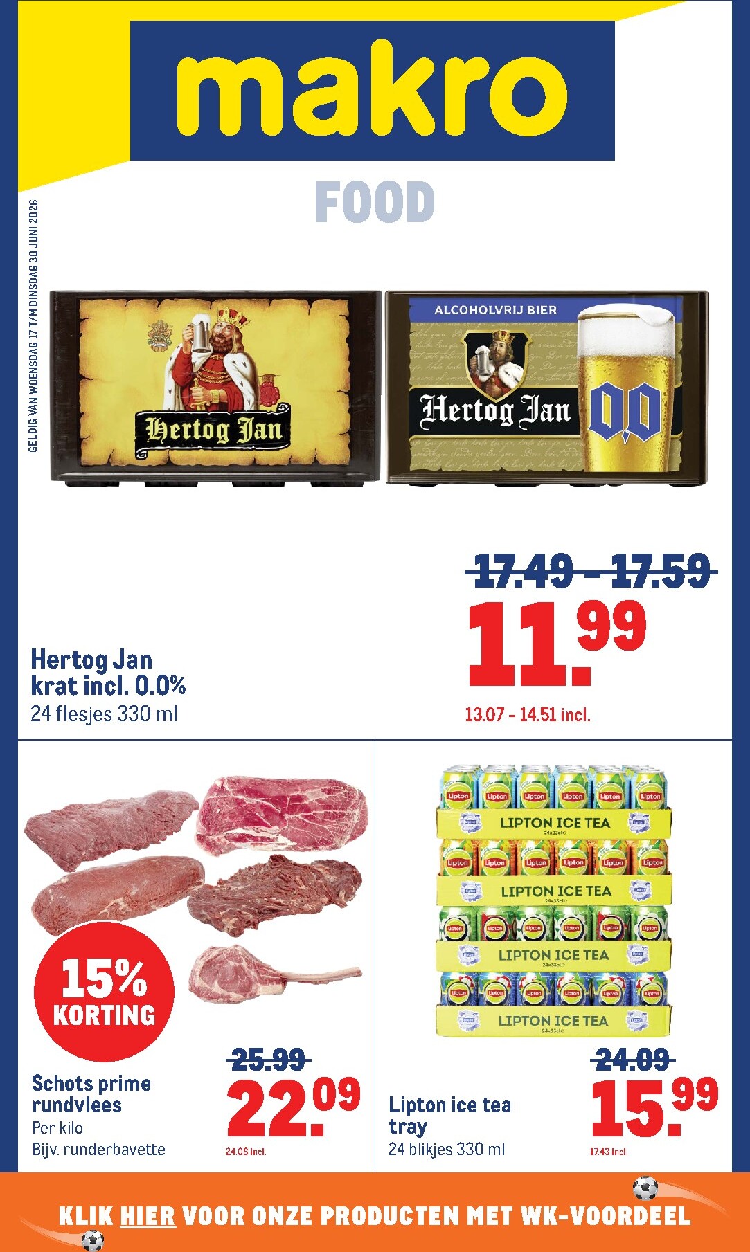 Huidige Makro - Food folder geldig van woensdag 17-06-2026 tot dinsdag 30-06-2026