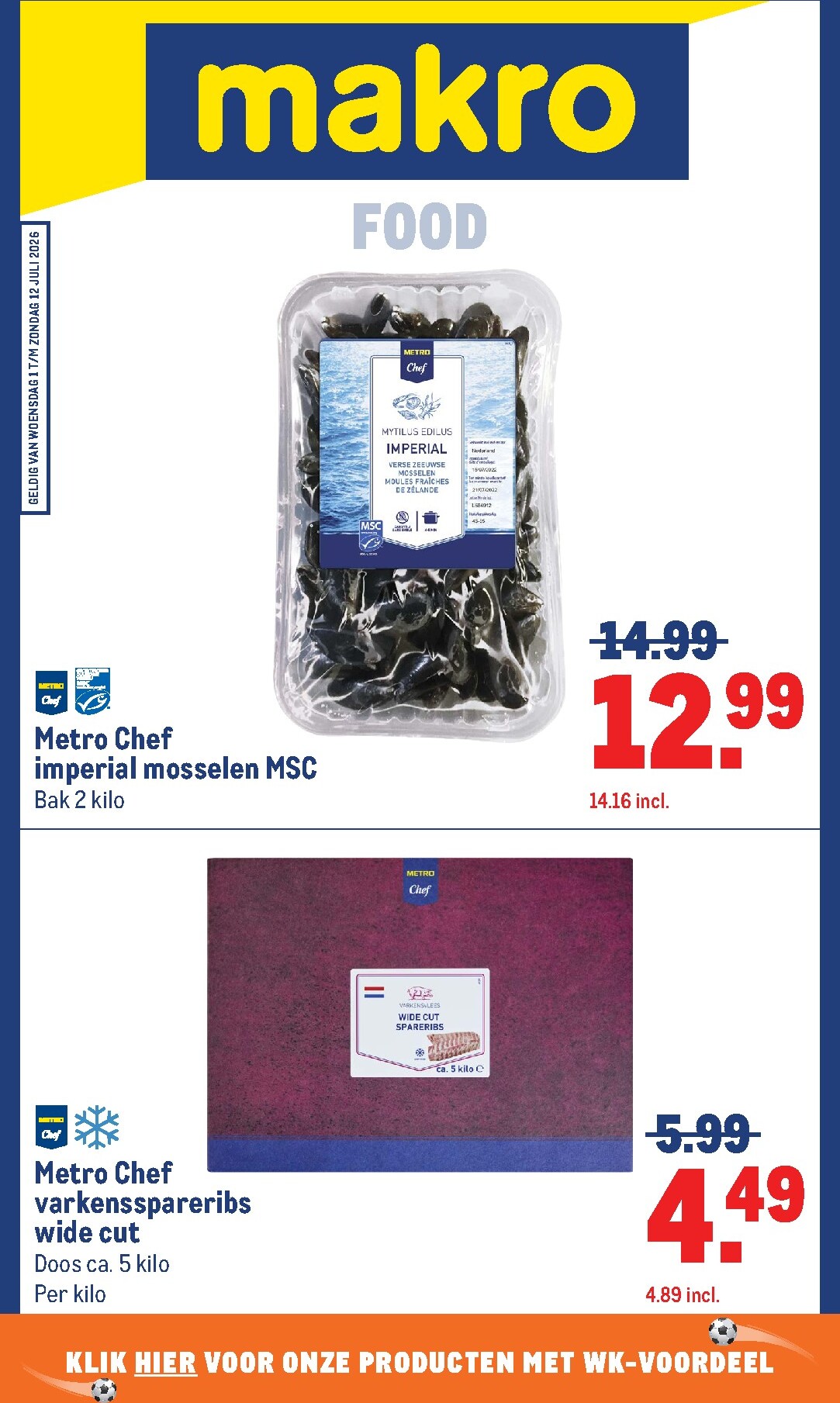 Toekomstige Makro - Food folder geldig van woensdag 01-07-2026 tot zondag 12-07-2026