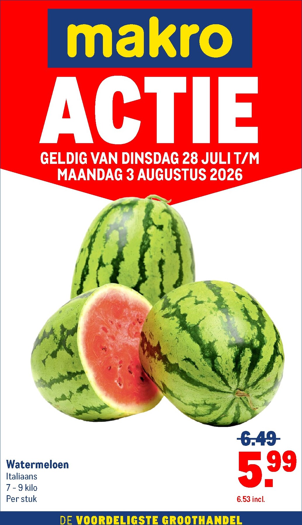 Huidige Makro - Actie folder geldig van dinsdag 28-07-2026 tot maandag 03-08-2026