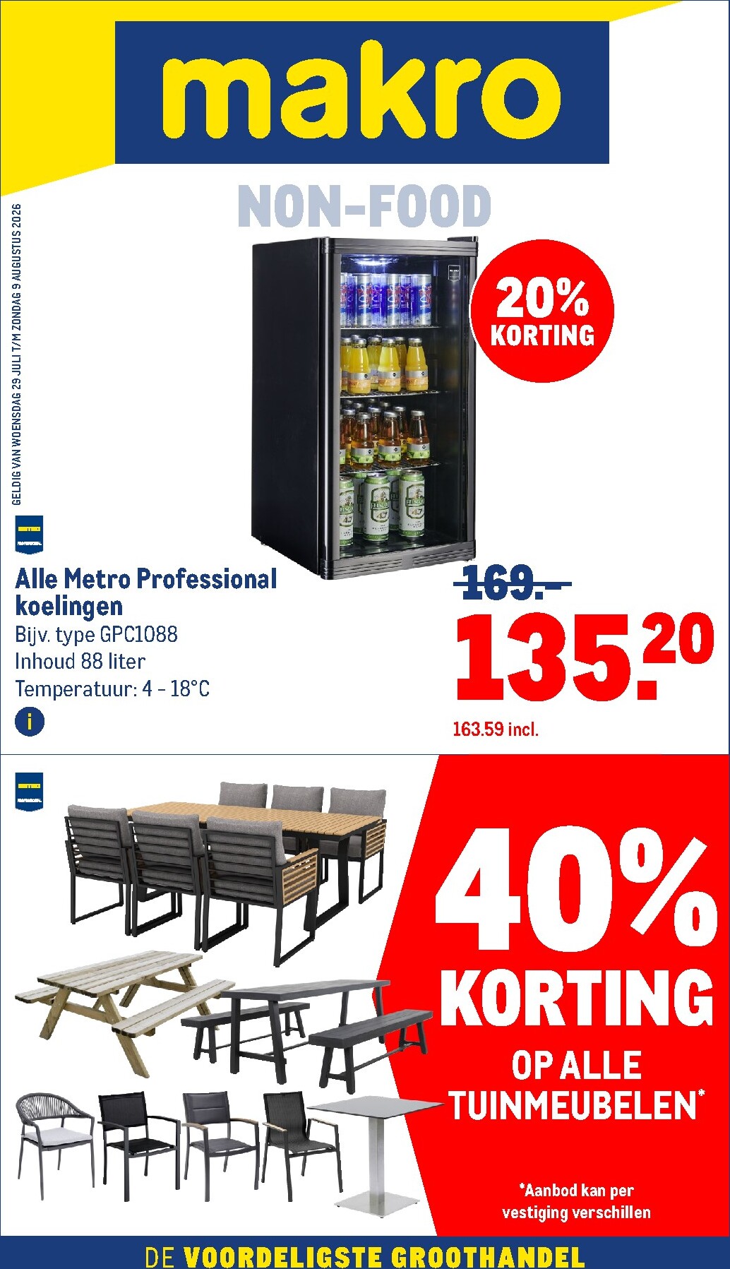 Huidige Makro - Non-Food folder geldig van woensdag 29-07-2026 tot zondag 09-08-2026