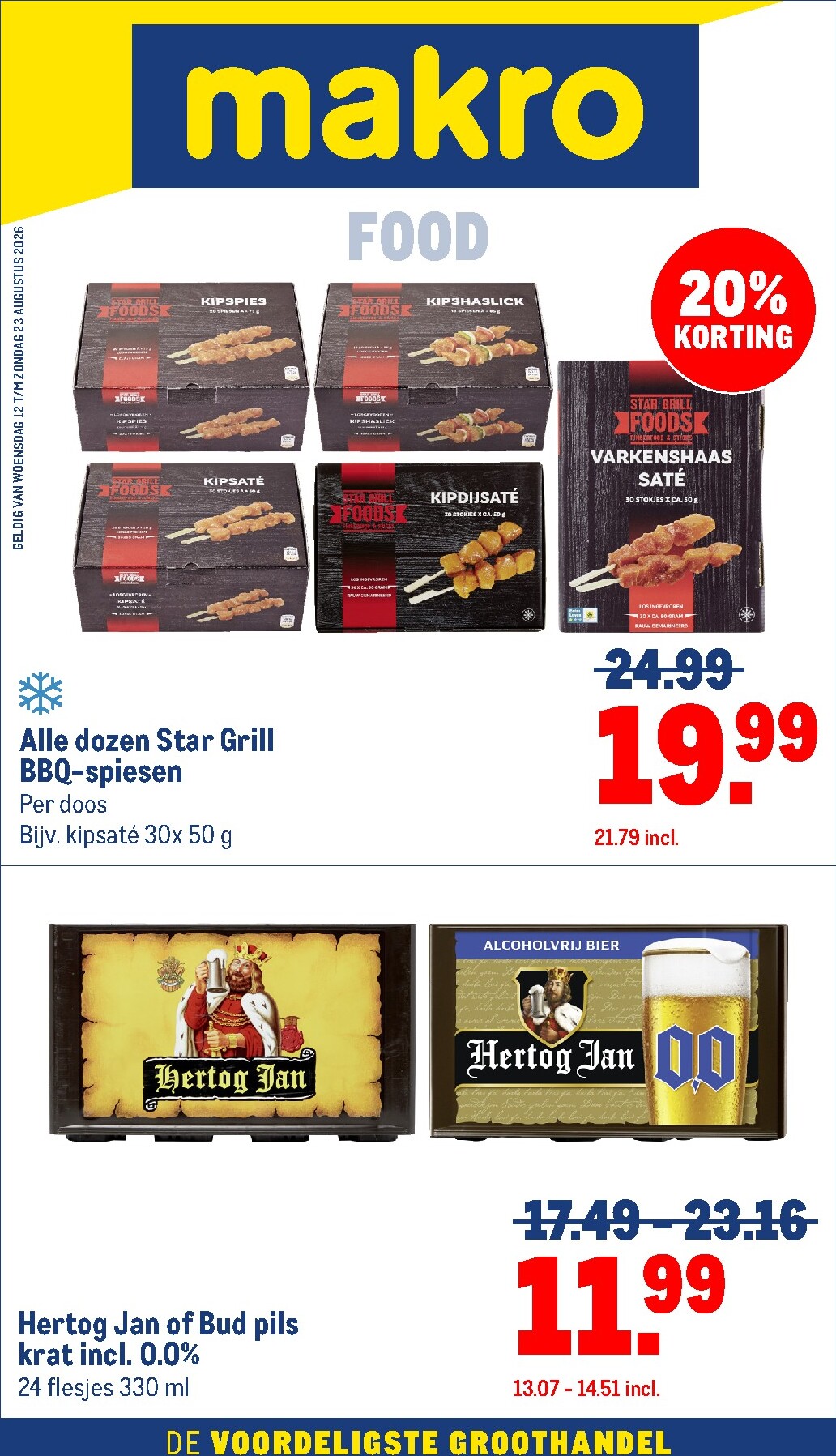 Toekomstige Makro folder geldig van woensdag 12-08-2026 tot zondag 23-08-2026