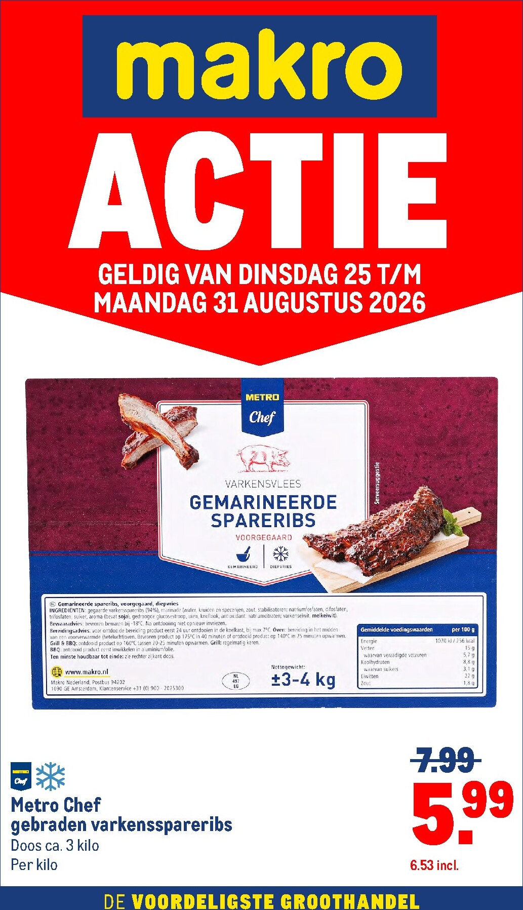 Huidige Makro - Versdeals folder geldig van dinsdag 25-08-2026 tot maandag 31-08-2026