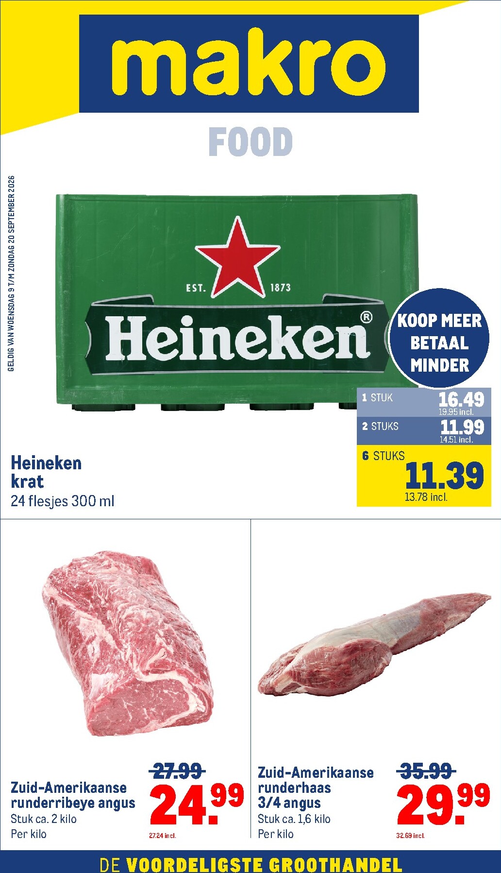 Huidige Makro folder geldig van woensdag 09-09-2026 tot zondag 20-09-2026