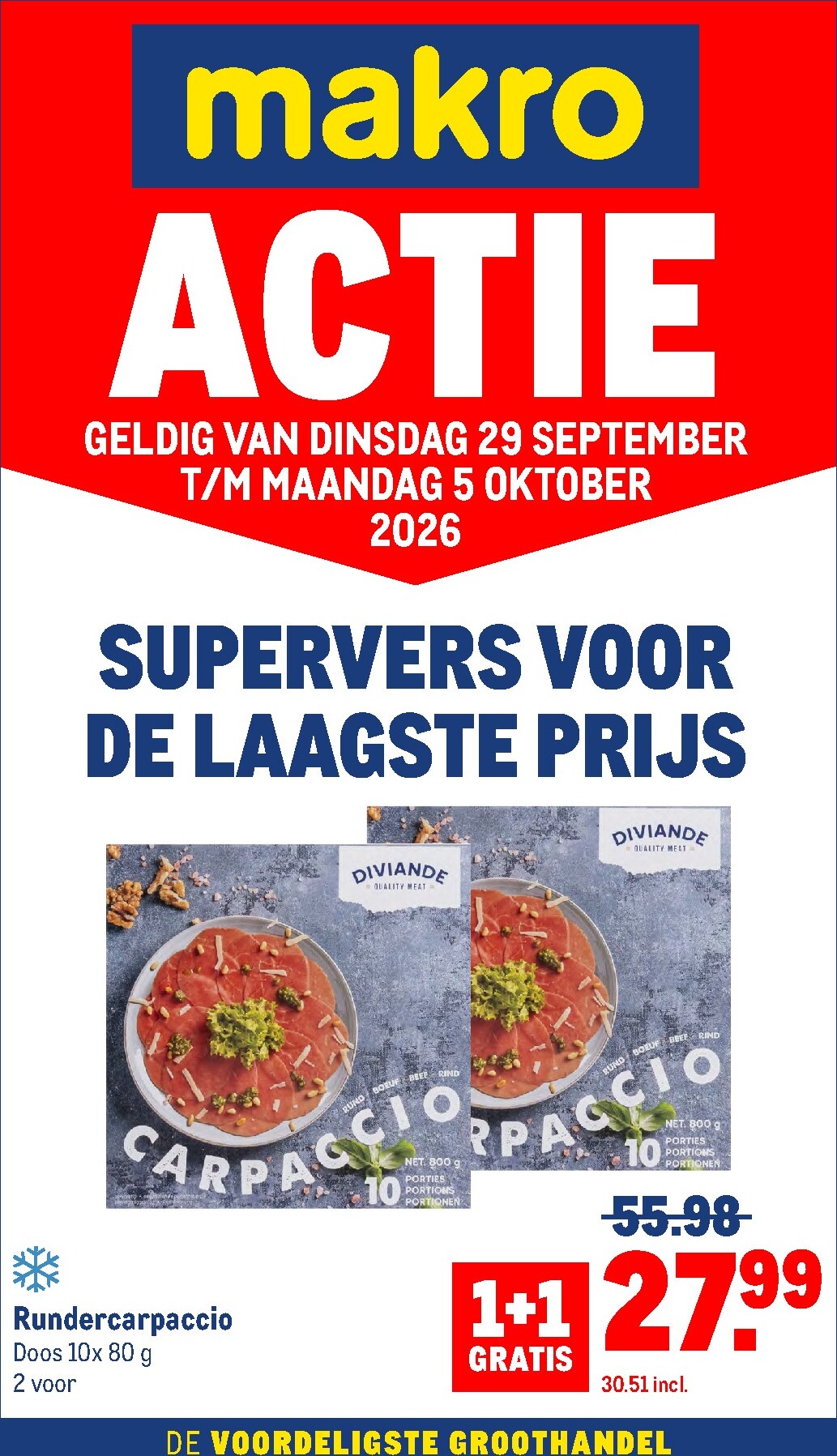 Huidige Makro - Versdeals folder geldig van dinsdag 29-09-2026 tot maandag 05-10-2026