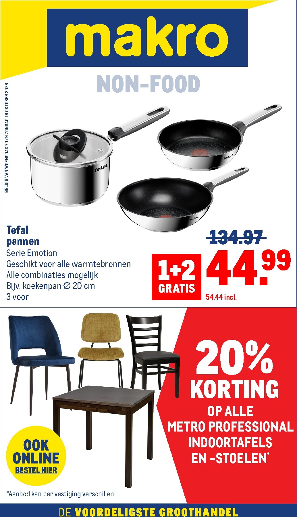 Huidige Makro - Non-Food folder geldig van woensdag 07-10-2026 tot zondag 18-10-2026