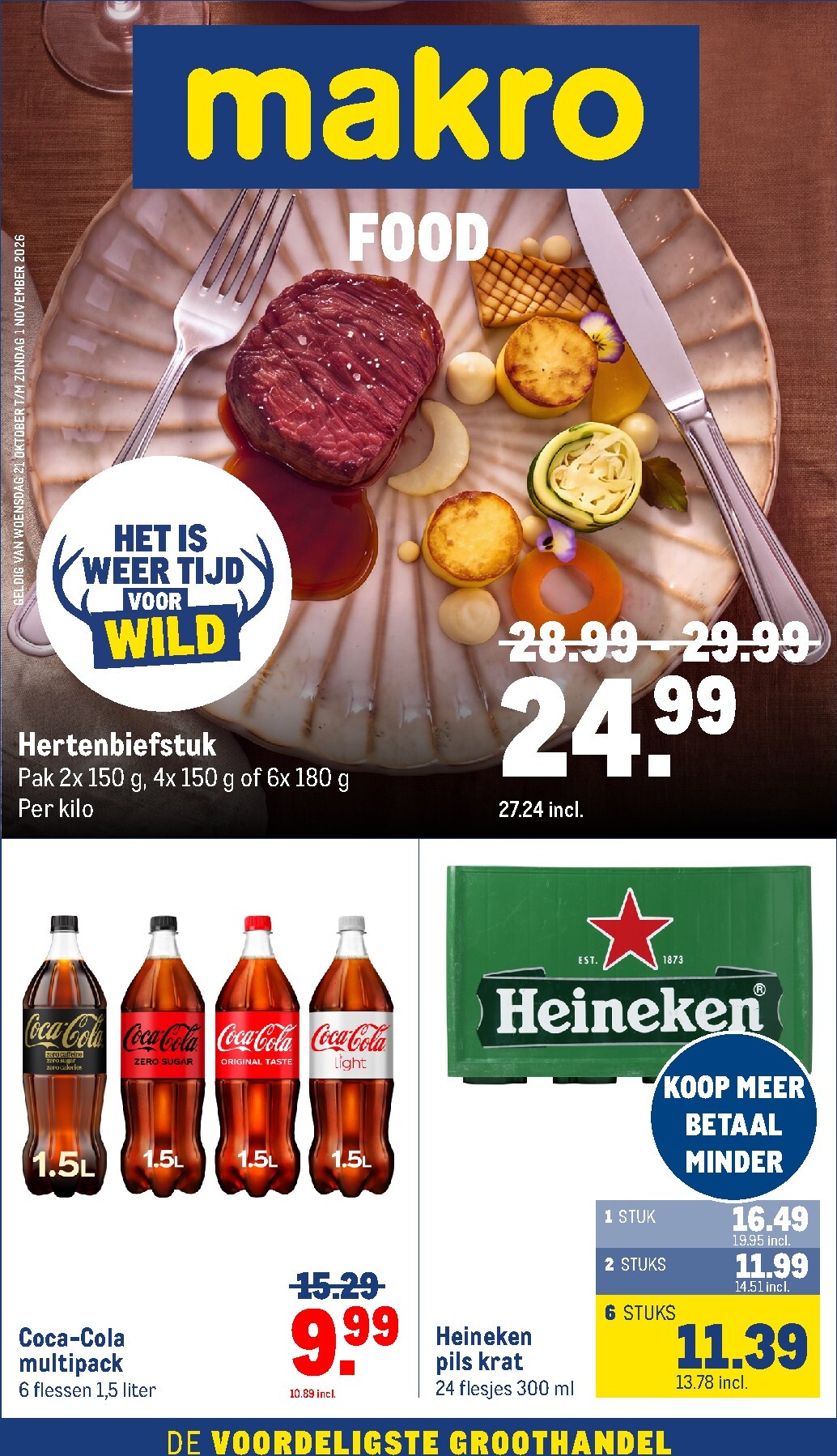 Makro folder voor volgende week van woensdag 21-10-2026 tot zondag 01-11-2026