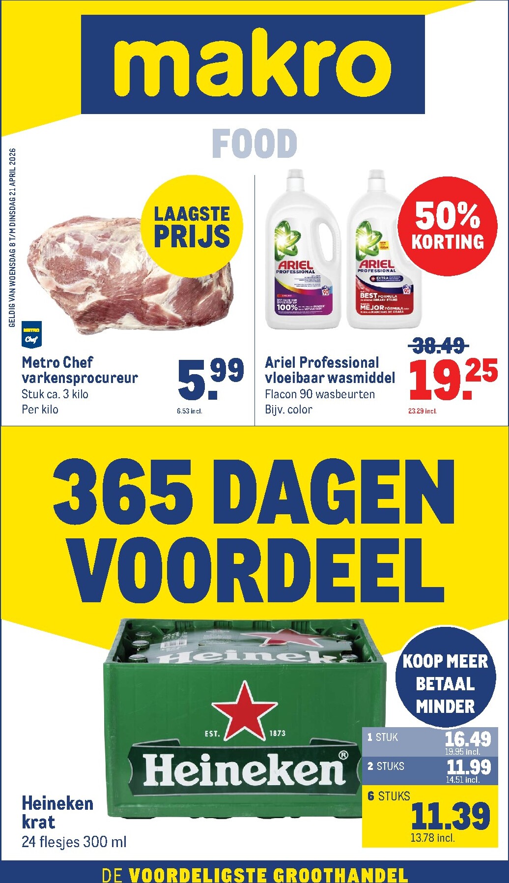 De Makro - Food folder geldig vanaf 08-04-2026 t/m 21-04-2026