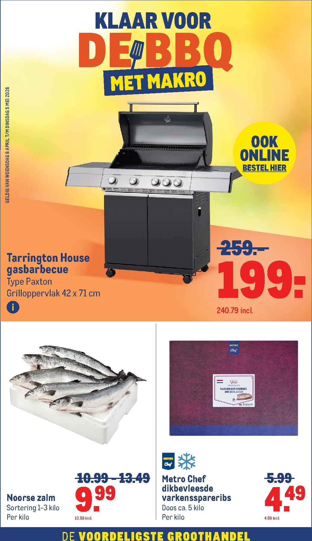 De Makro - BBQ folder geldig vanaf 08-04-2026 t/m 05-05-2026