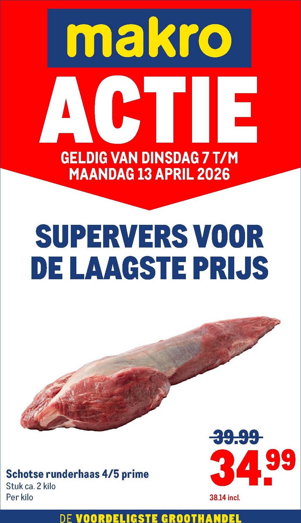 De Makro - Versdeals folder geldig vanaf 07-04-2026 t/m 13-04-2026