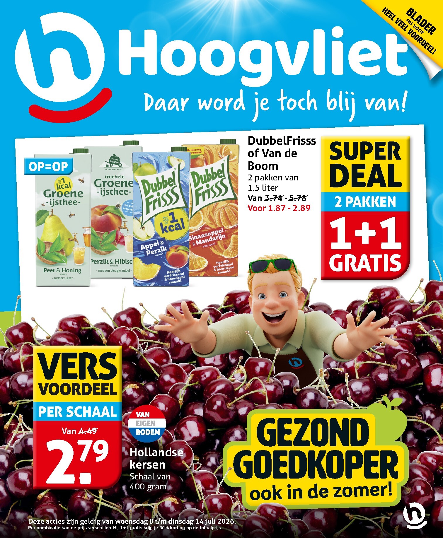 Huidige Hoogvliet folder geldig van woensdag 08-07-2026 tot dinsdag 14-07-2026