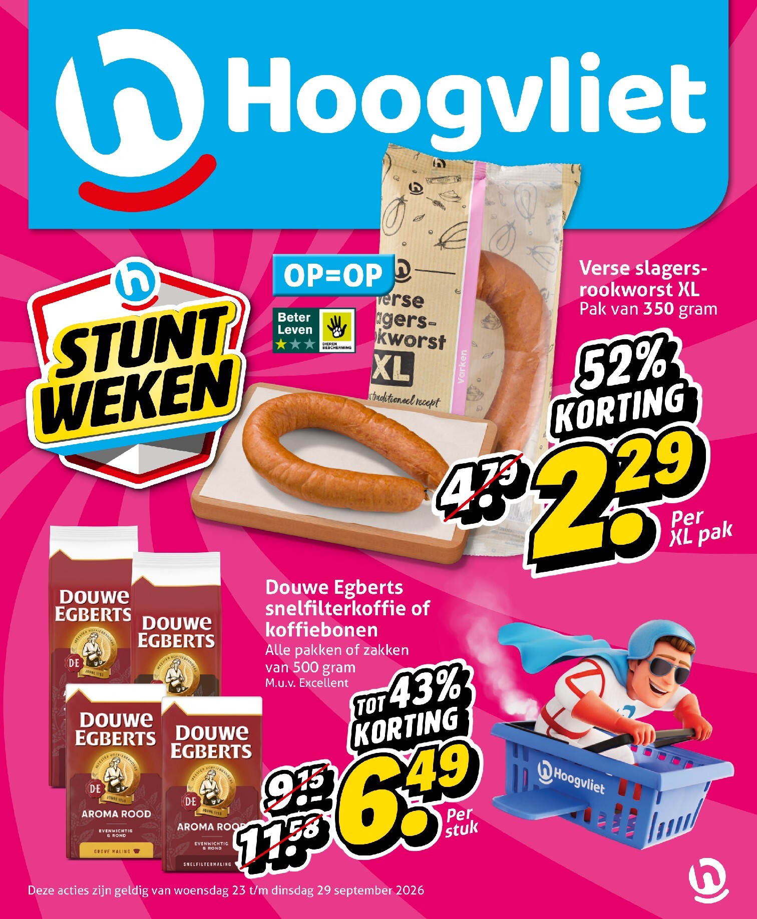 Huidige Hoogvliet folder geldig van woensdag 23-09-2026 tot dinsdag 29-09-2026