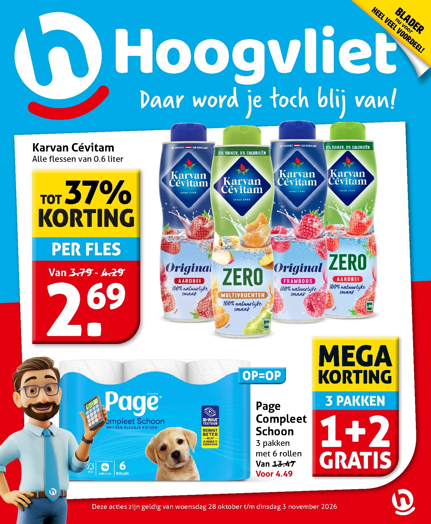 Hoogvliet folder voor volgende week van woensdag 28-10-2026 tot dinsdag 03-11-2026