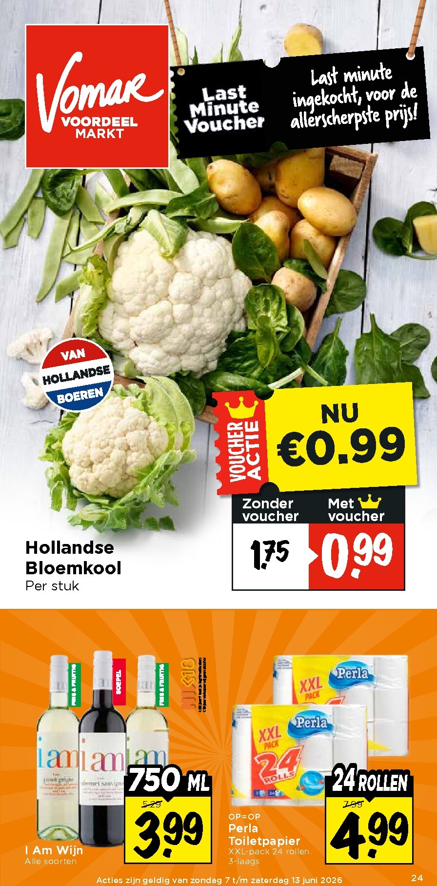 Huidige Vomar folder geldig van zondag 07-06-2026 tot zaterdag 13-06-2026