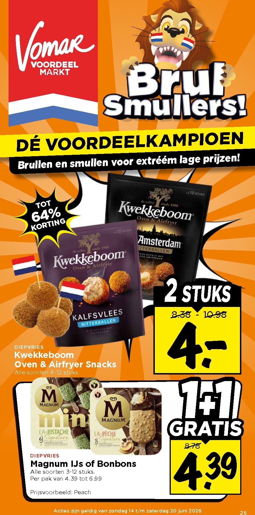 Vomar folder voor volgende week van zondag 14-06-2026 tot zaterdag 20-06-2026