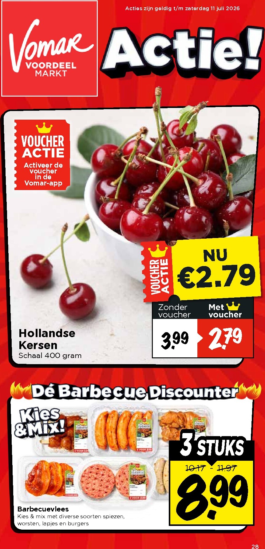 Huidige Vomar - Weekendfolder folder geldig van donderdag 09-07-2026 tot zaterdag 11-07-2026