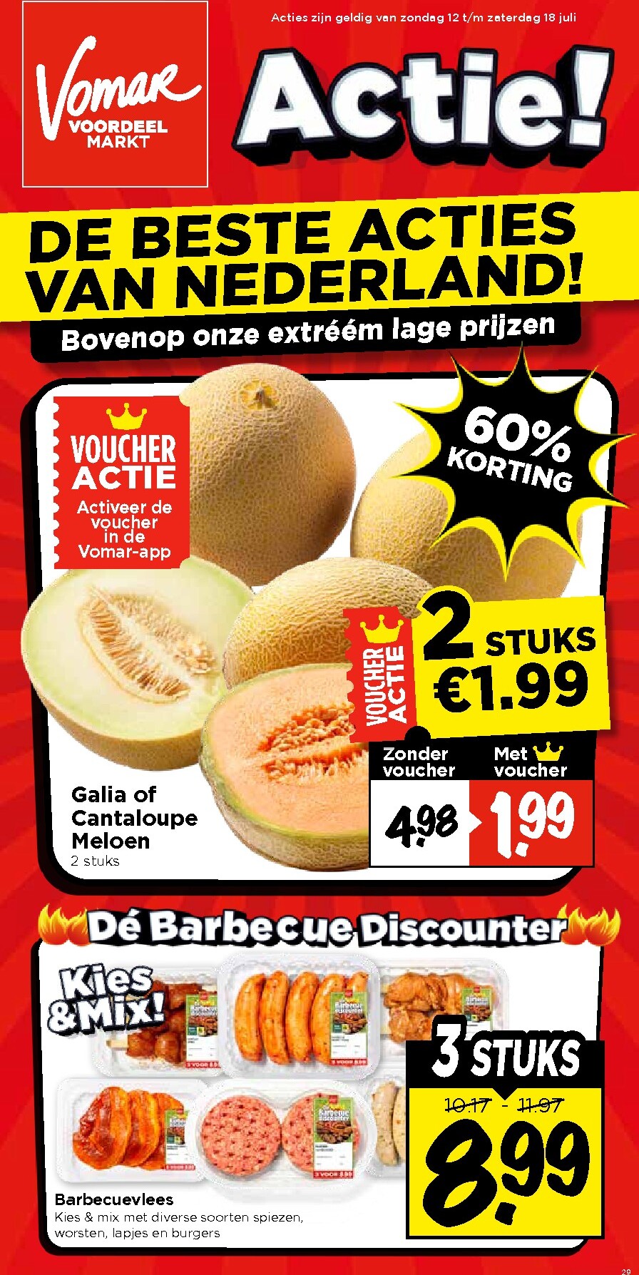 Huidige Vomar - Online weekfolder week 29 folder geldig van zondag 12-07-2026 tot zaterdag 18-07-2026
