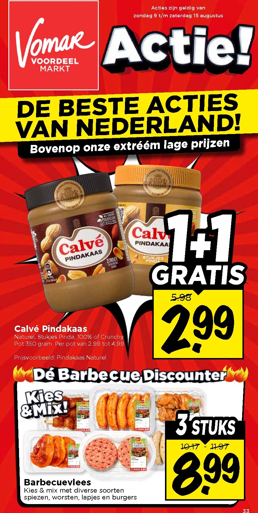 Vomar folder voor volgende week van zondag 09-08-2026 tot zaterdag 15-08-2026