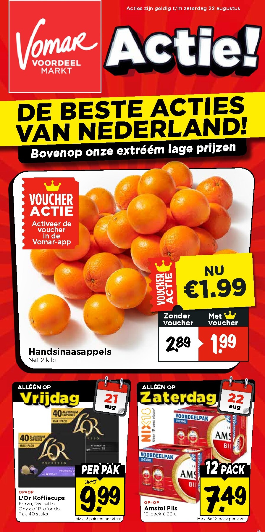 Huidige Vomar - Weekendfolder folder geldig van donderdag 20-08-2026 tot zaterdag 22-08-2026