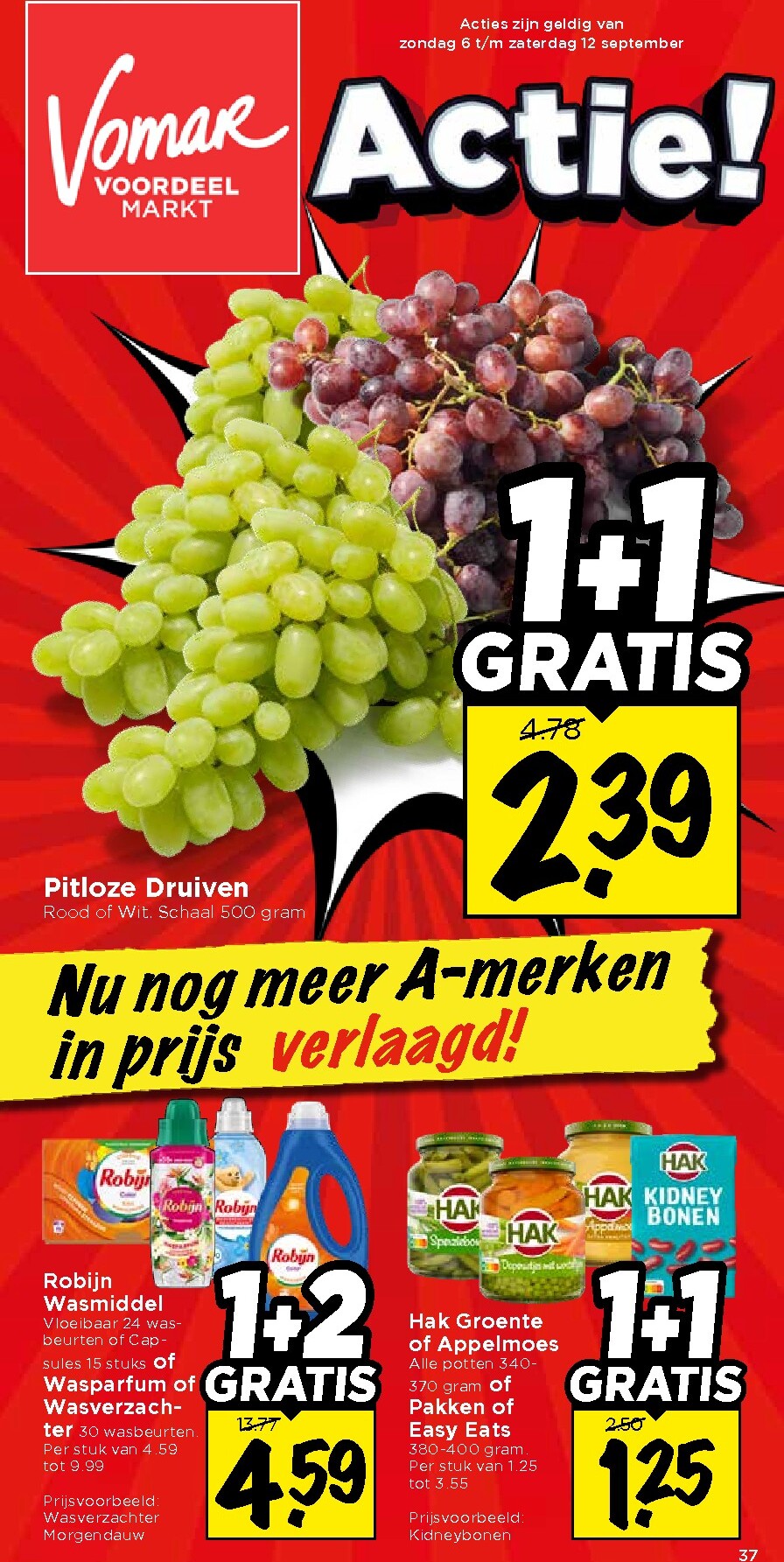 Vomar folder voor volgende week van zondag 06-09-2026 tot zaterdag 12-09-2026