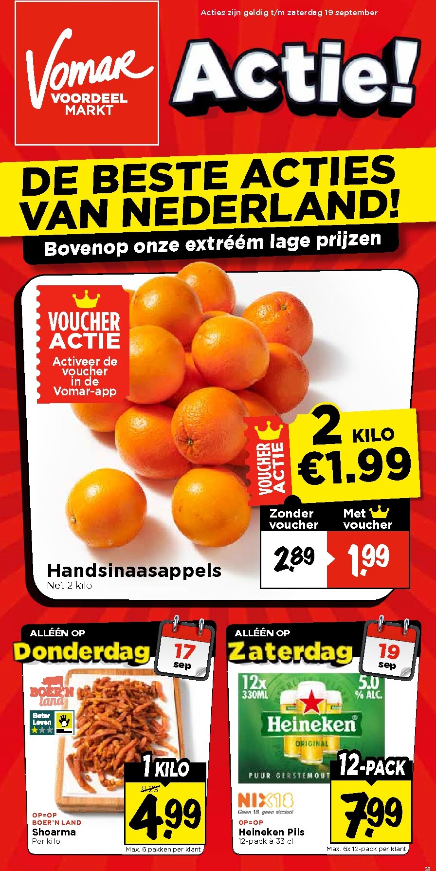 Huidige Vomar - Weekendfolder folder geldig van donderdag 17-09-2026 tot zaterdag 19-09-2026