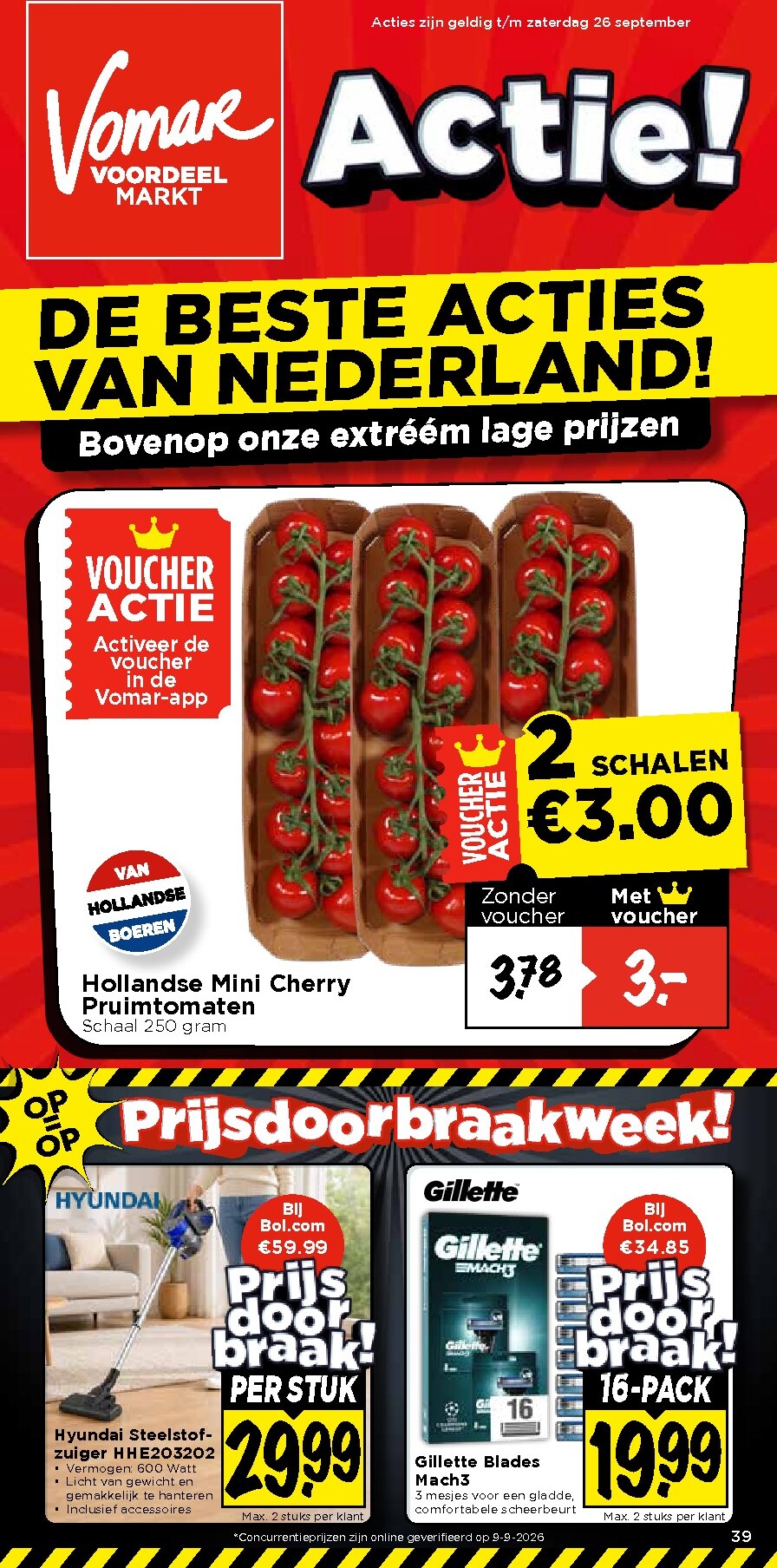 Huidige Vomar - Weekendfolder folder geldig van donderdag 24-09-2026 tot zaterdag 26-09-2026