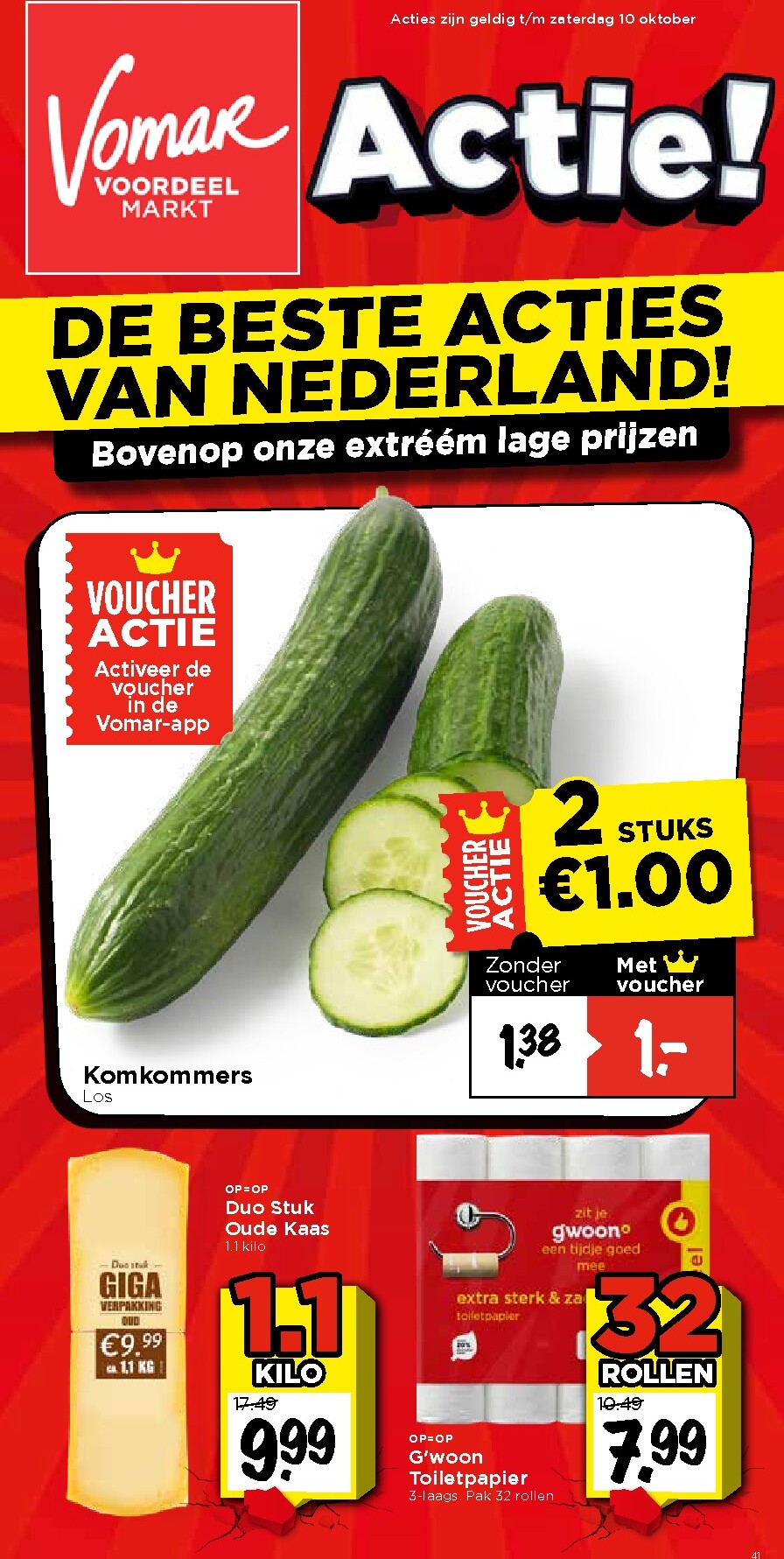 Huidige Vomar folder geldig van zondag 04-10-2026 tot zaterdag 10-10-2026