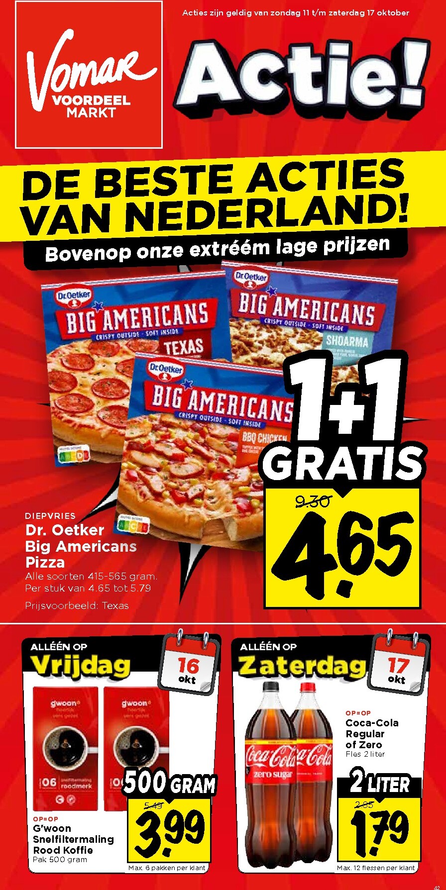 Vomar folder voor volgende week van zondag 11-10-2026 tot zaterdag 17-10-2026