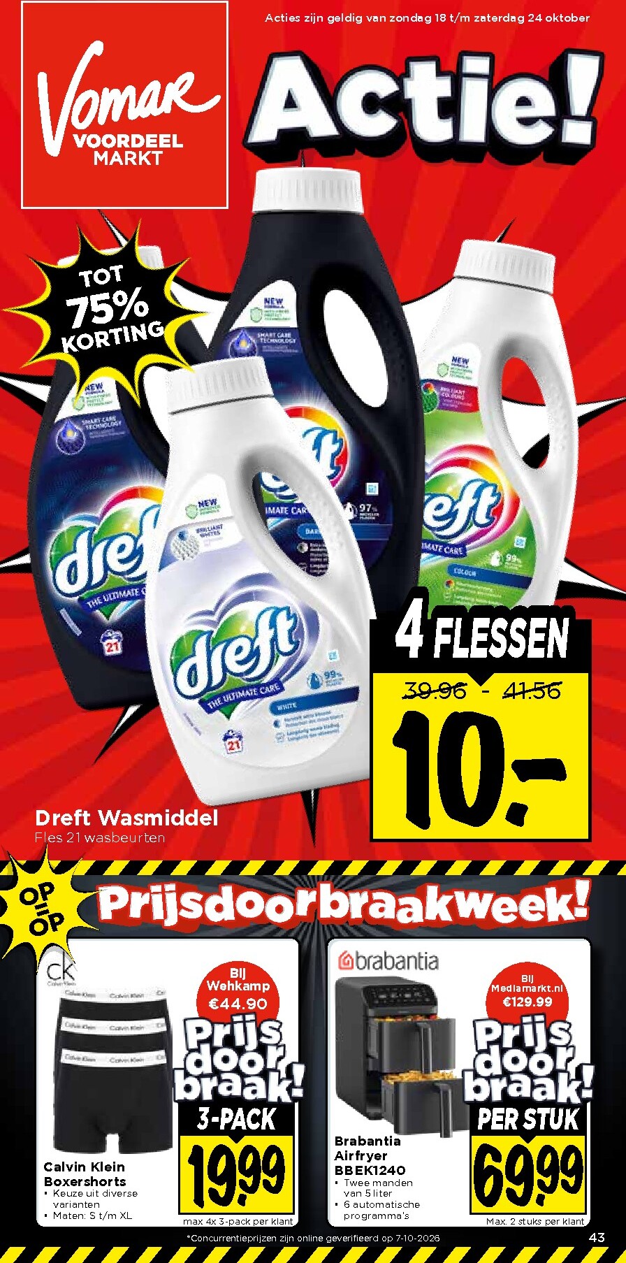 Vomar folder voor volgende week van zondag 18-10-2026 tot zaterdag 24-10-2026